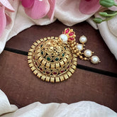 Antique Gold Look Alike Aandaal Kondai-G13107